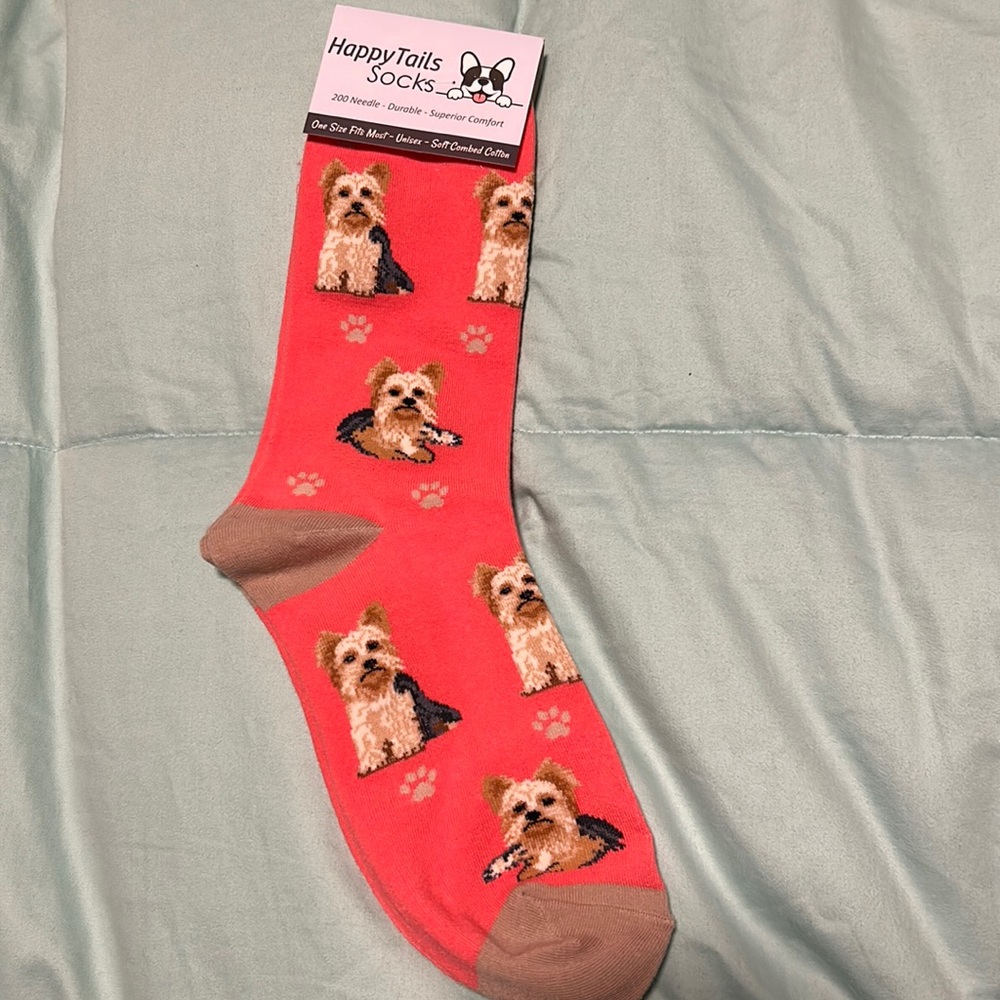 Yorkie Crew Socks